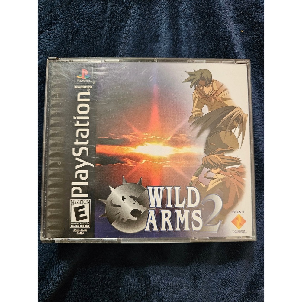 Wild Arms 2 Sony PlayStation PS1 2000 CIB 2-Disc Set JRPG Retro Game SCUS-94484